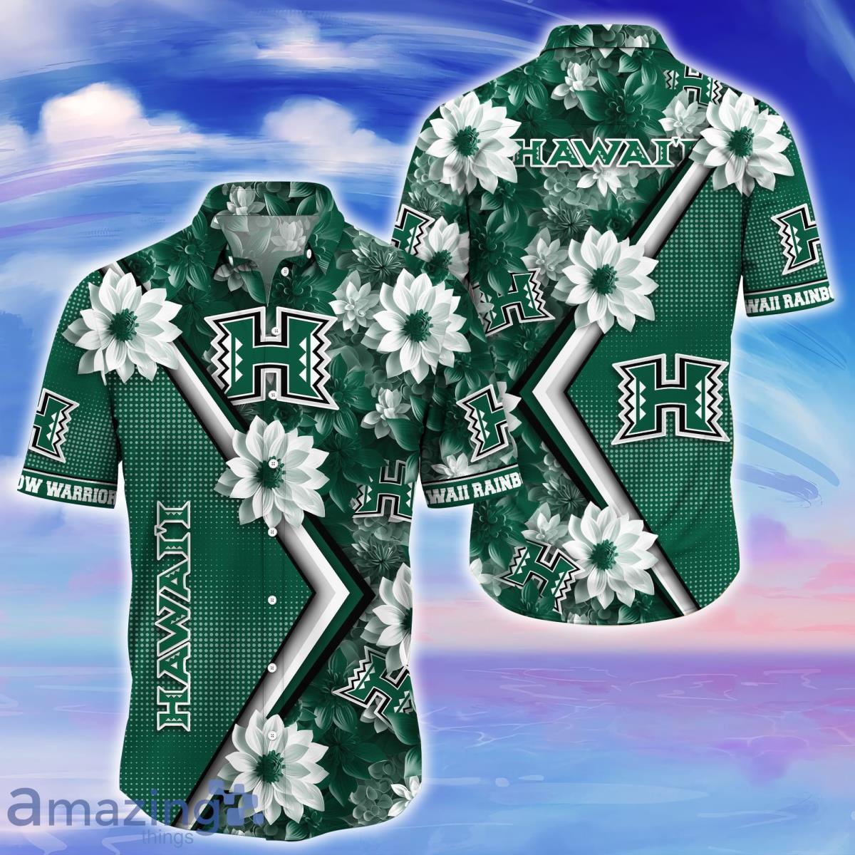 Hawaii Rainbow Warriors Trending Hawaiian Shirt Gift For Fans Product Photo 1
