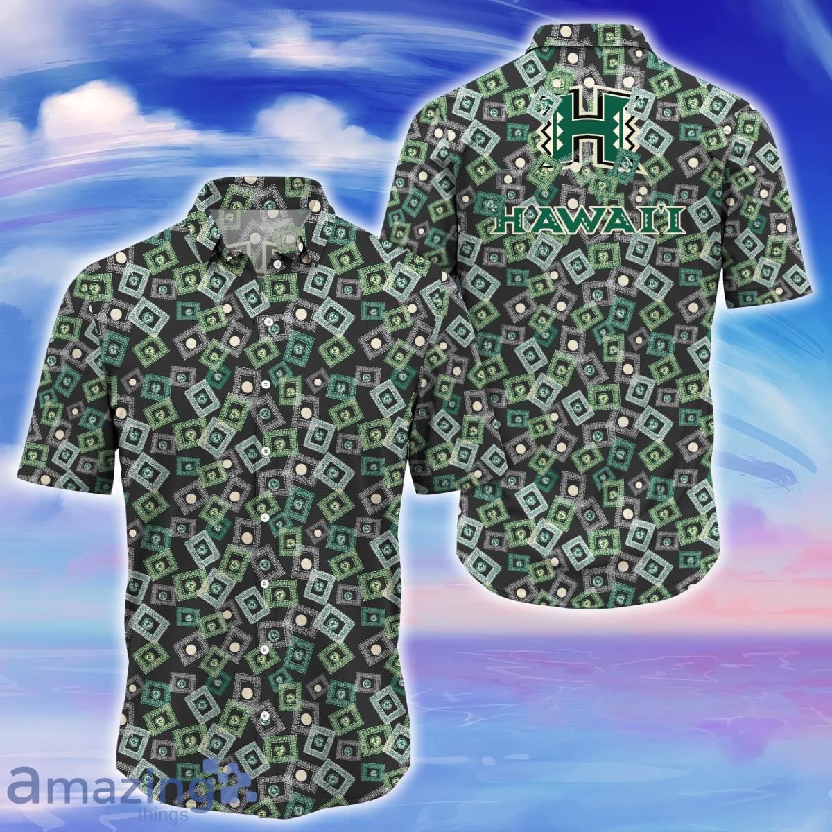 Hawaii Rainbow Warriors Trending Hawaiian Shirt Gift For Men Women Fans Product Photo 1
