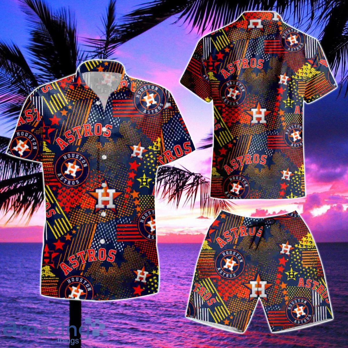 Houston Astros Baseball Mlb Hawaiian Shirt & Short