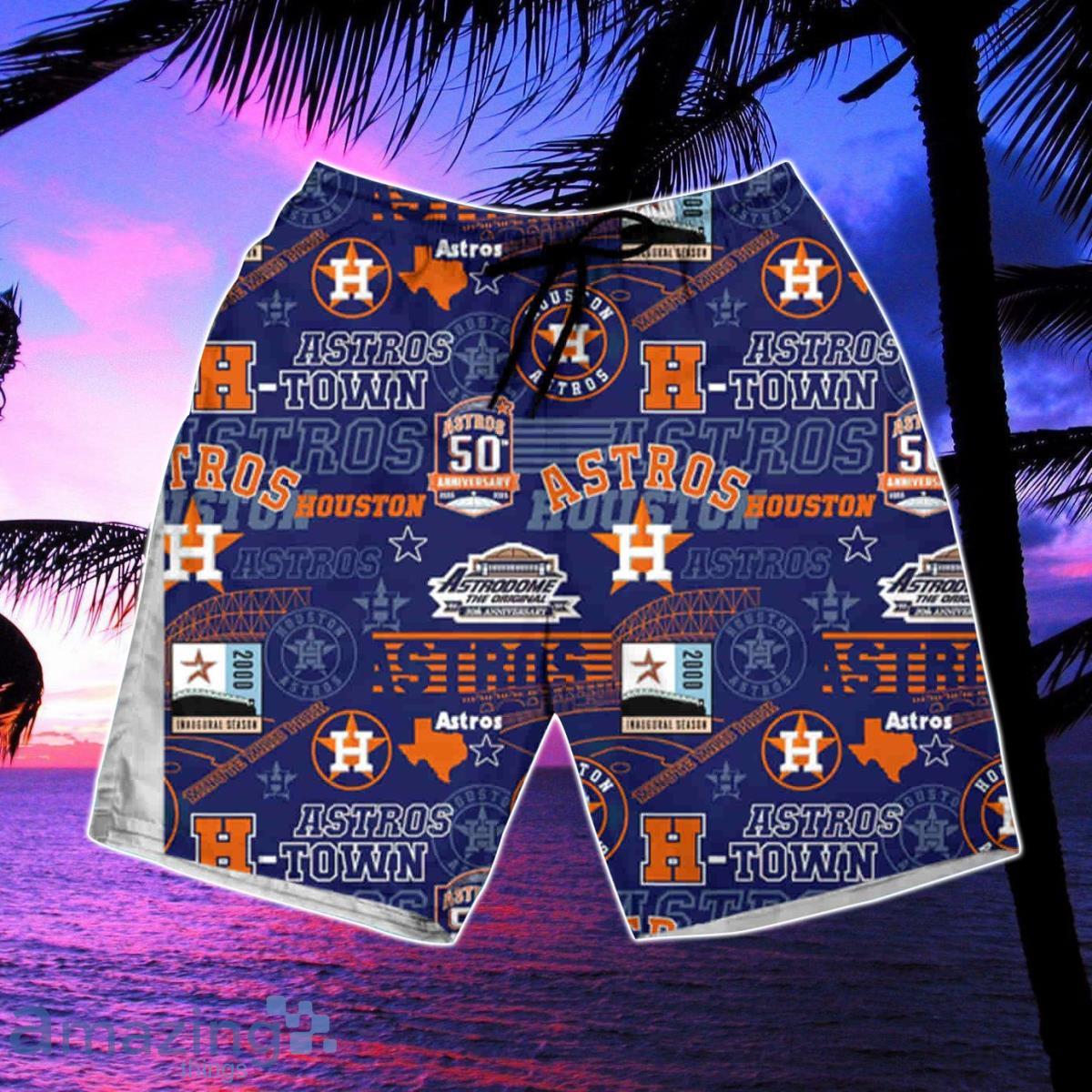 Houston Astros MLB For Sports Fan Vacation Gift Hawaiian Beach