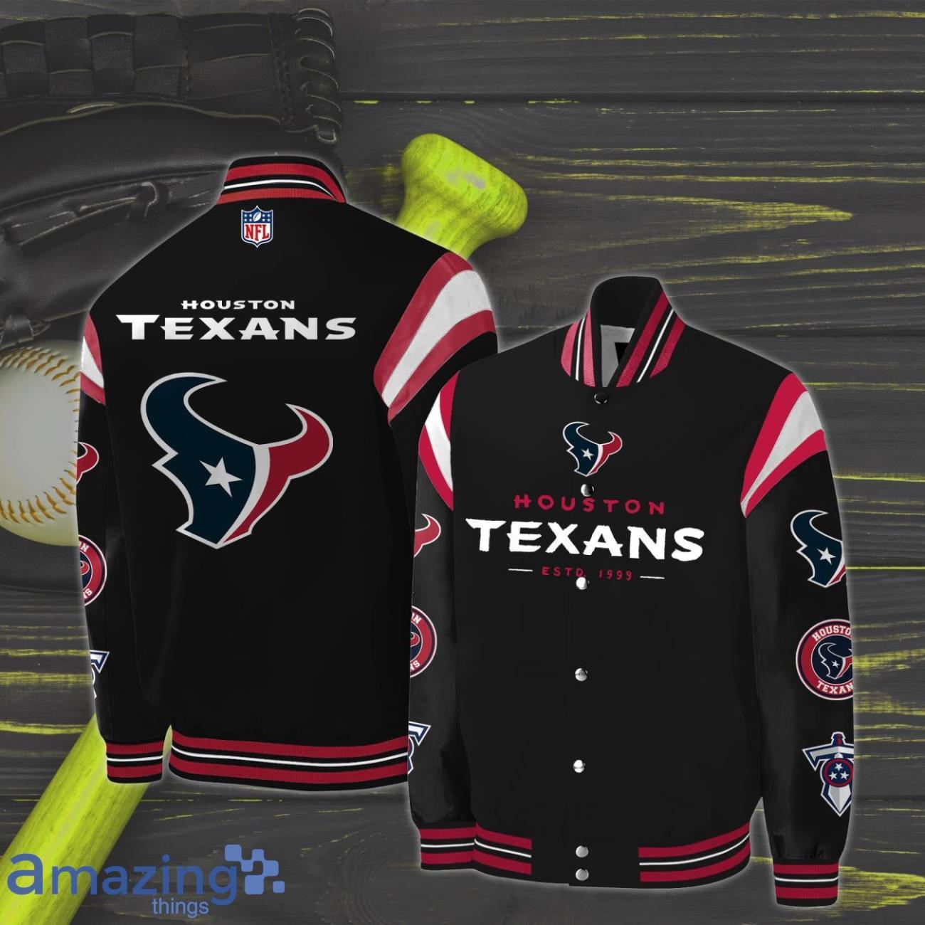 Houston Texans Bomber Jacket Product Photo 1