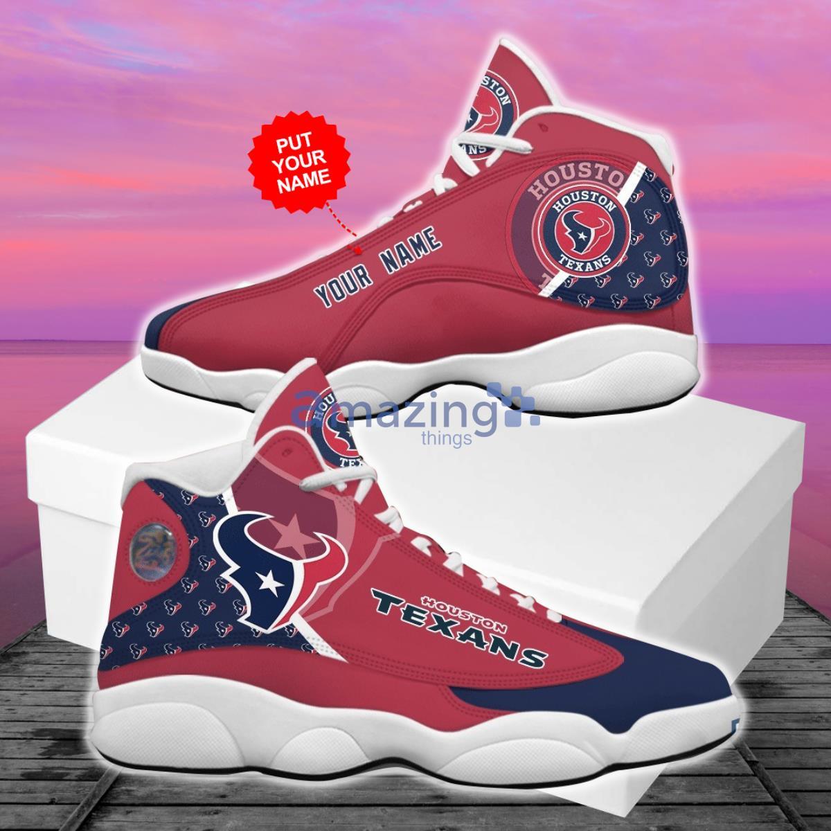 Houston Texans Air Jordan 13 Shoes Football Team Shoes