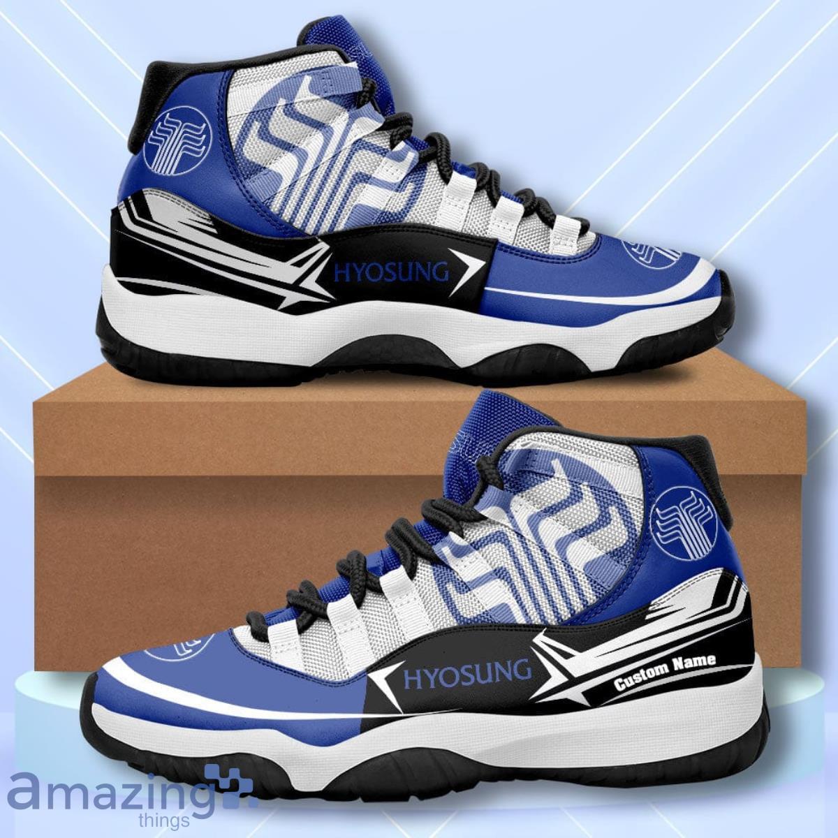 Hyosung Custom Name Air Jordan 11  Sneakers Vintage Shoes Product Photo 1