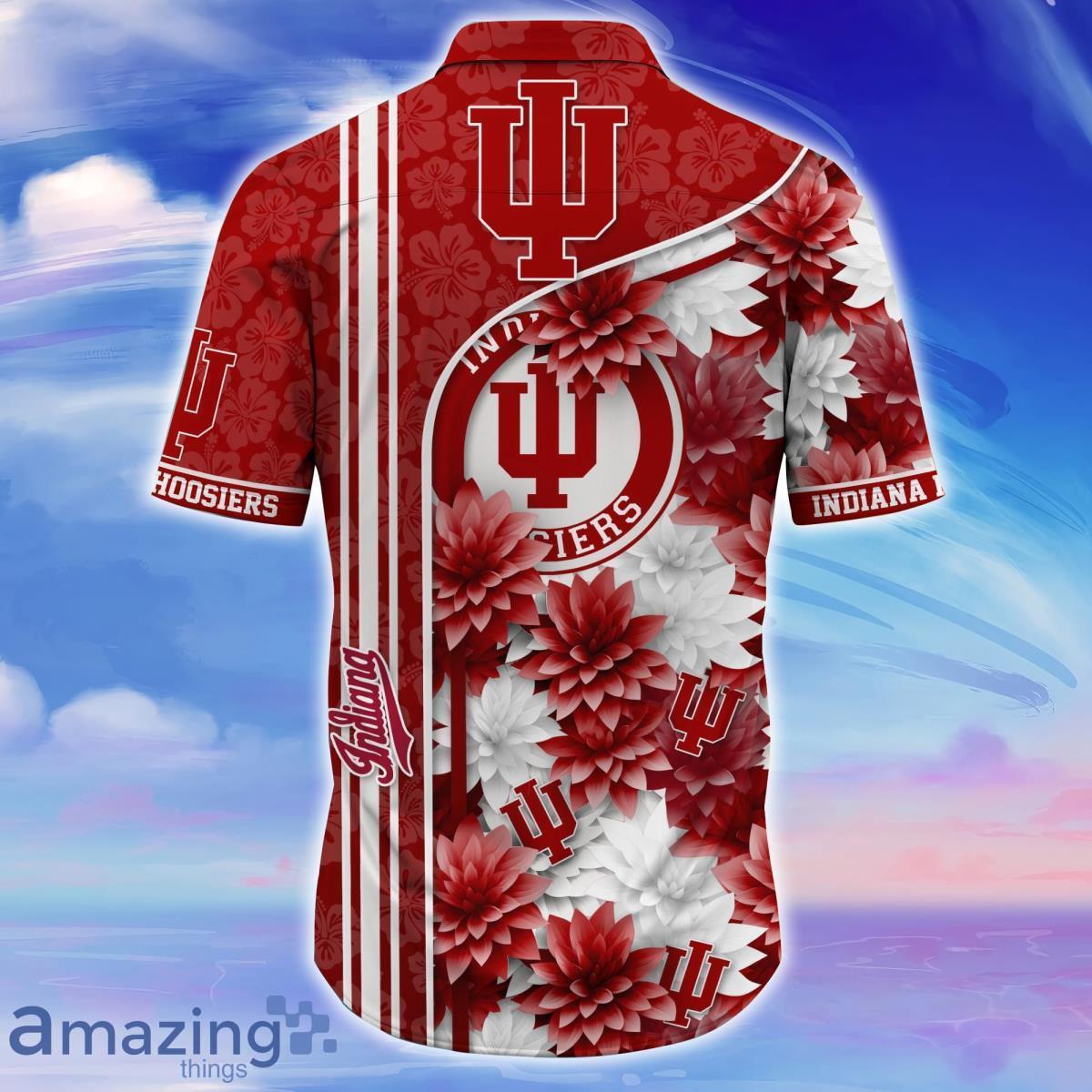 Indiana Hoosiers Trending Hawaiian Shirt For Men Women image Indiana Hoosiers Trending Hawaiian Shirt For Men Women Product Photo 3