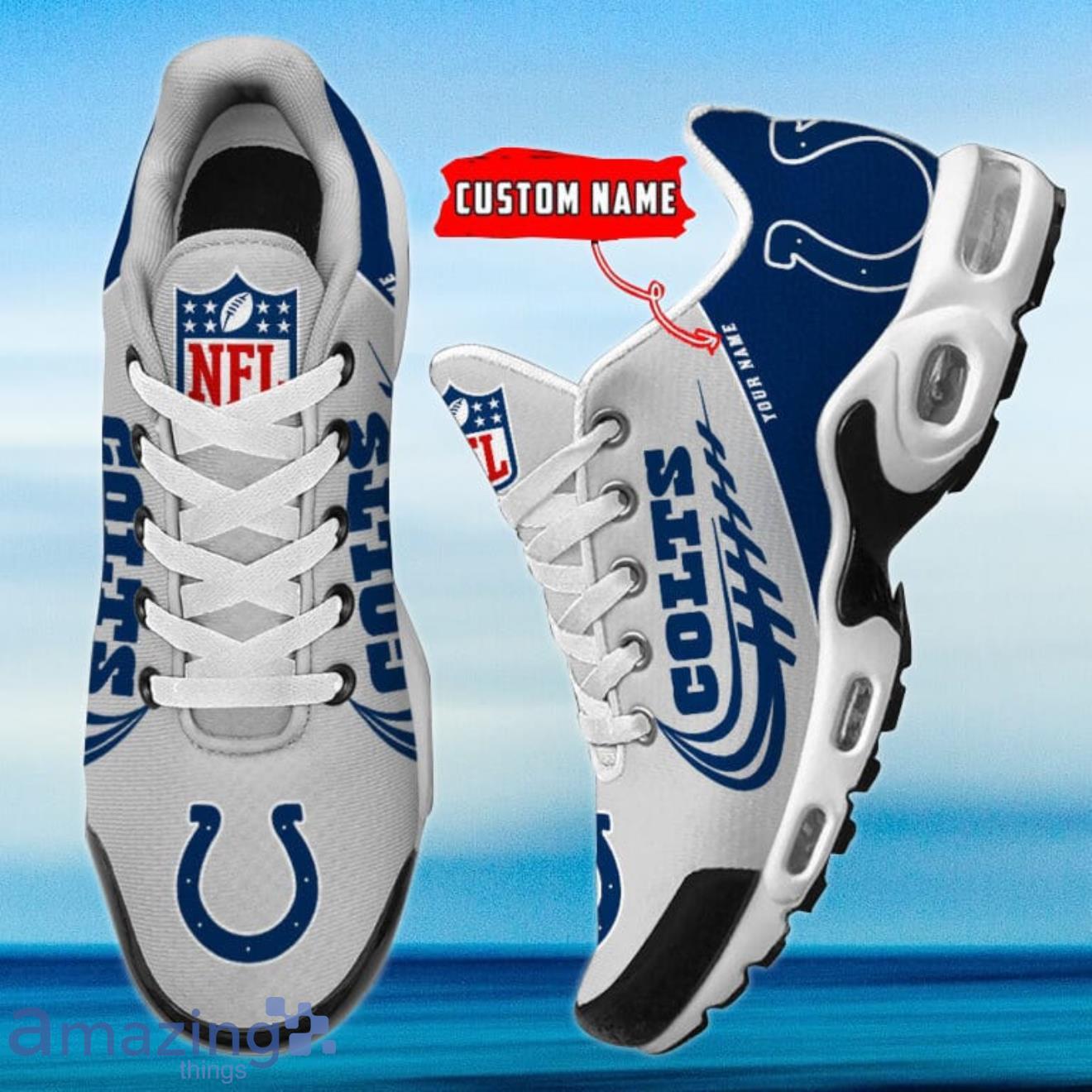 Indianapolis Colts Custom Name Air Jordan 11 Sneaker Shoes For Sport Fans -  Banantees