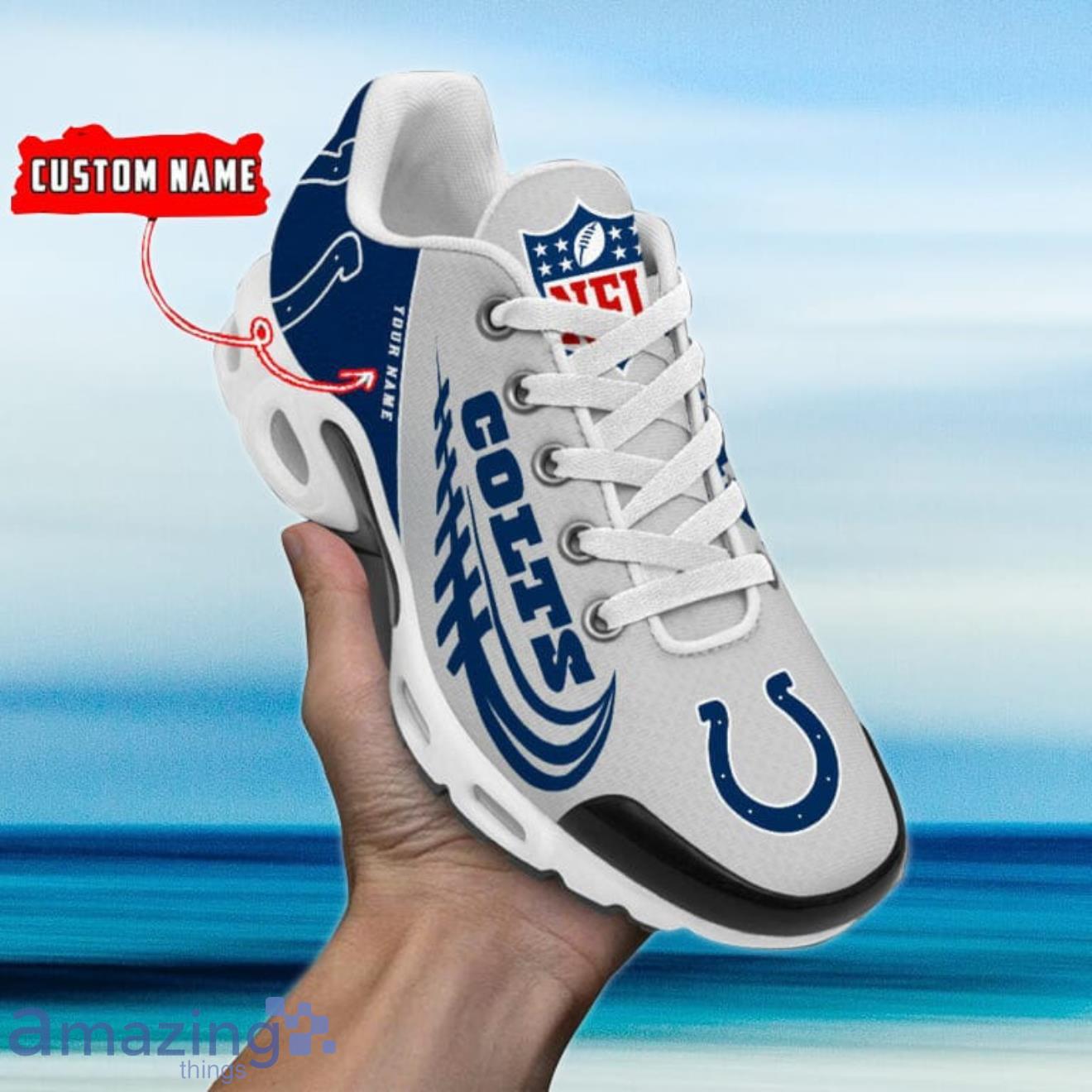 Indianapolis Colts NFL Team Premium Sneakers Custom Name Air