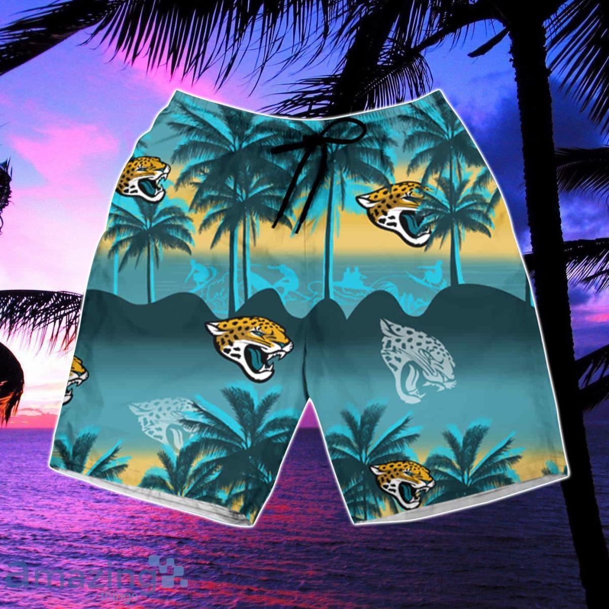 Jacksonville Jaguars NFL Vintage Coconut Tropical Pattern Hawaiian Shirt  And Short Summer Gift For Fans