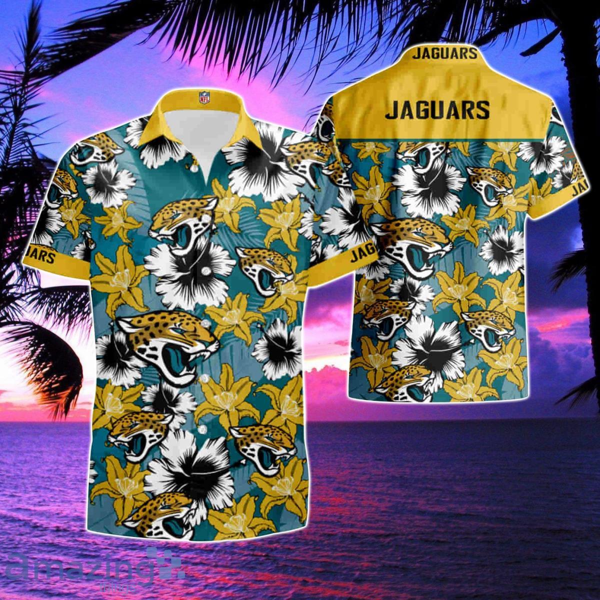 NEW FASHION 2023 Jacksonville Jaguars Hawaiian Shirts flower gift for summer