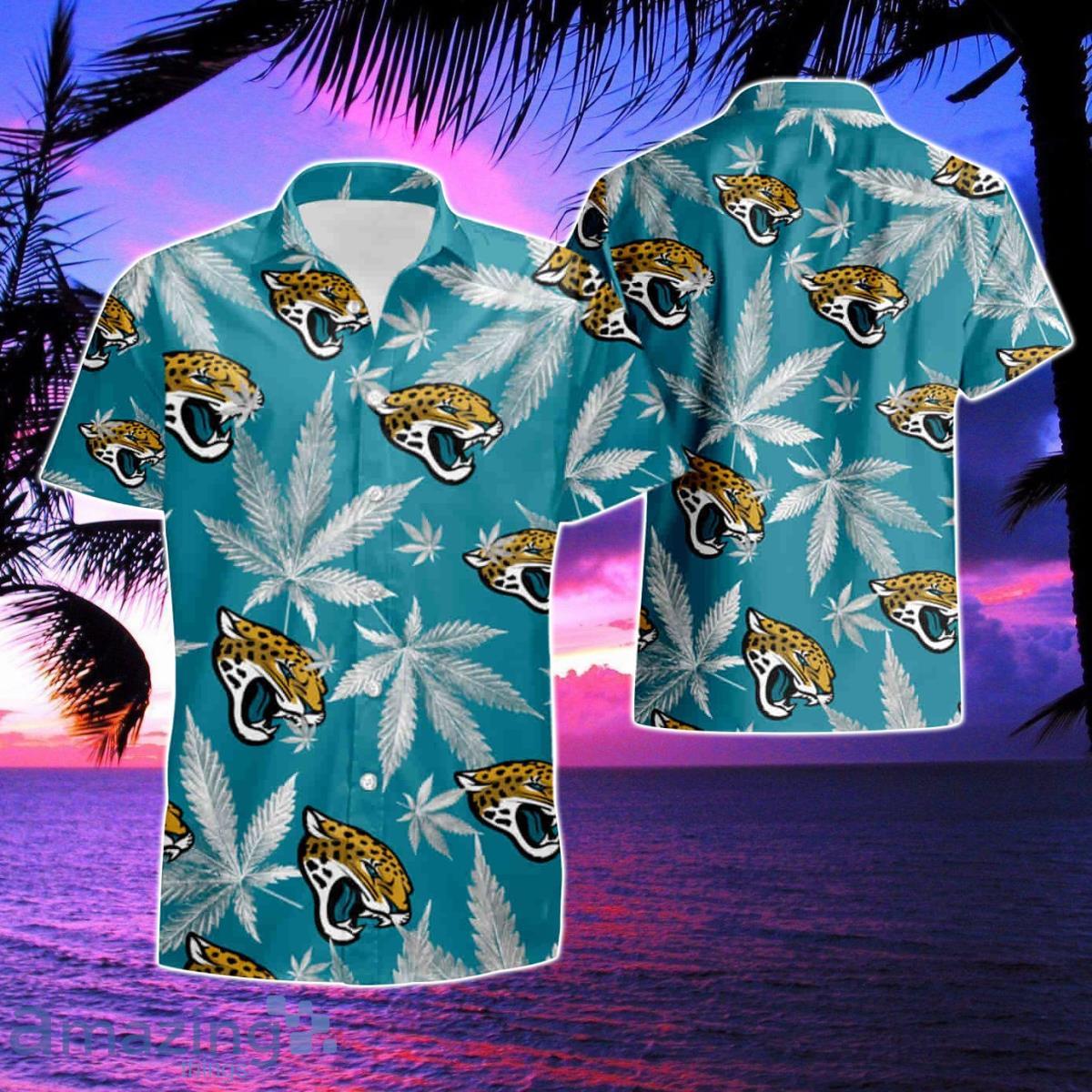 Jacksonville Jaguars Teal Yellow Hawaiian Shirt And Short - Tagotee