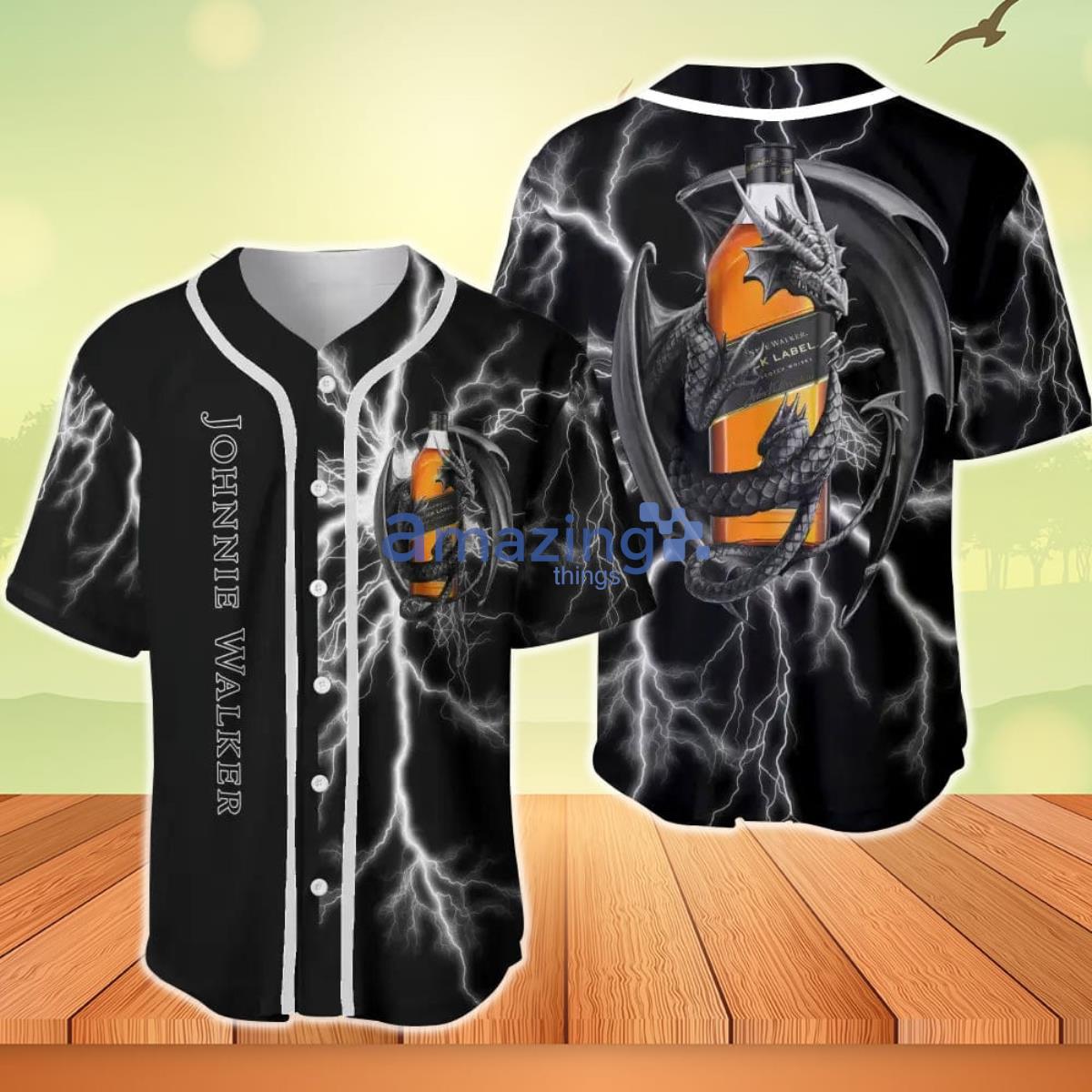 Johnnie Walker Dragon Thunder Baseball Jersey Product Photo 1 Johnnie Walker Dragon Thunder Baseball Jersey Product Photo 1