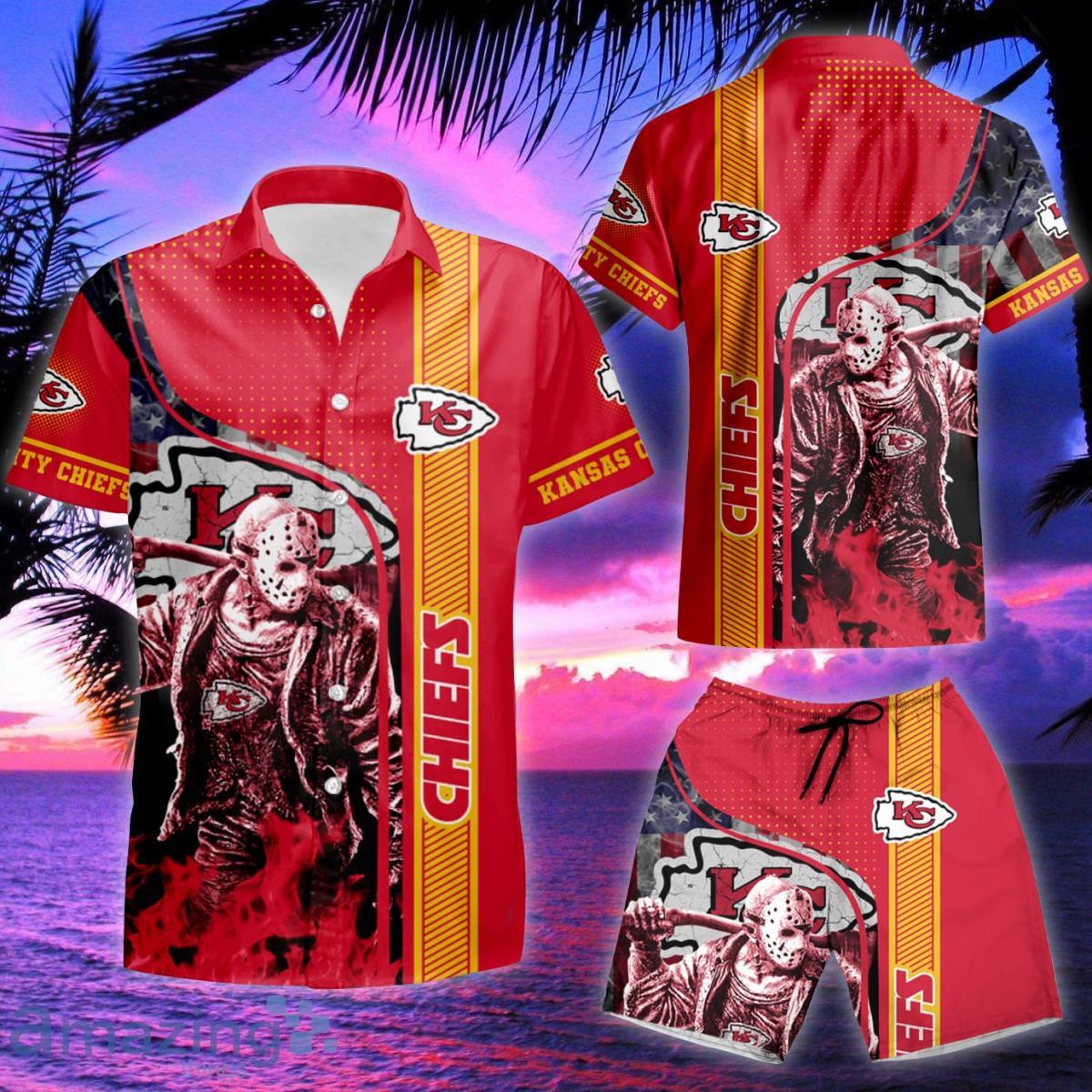 Kansas City Chiefs NFL Honnor Hawaiian Shirt & Short image Kansas City Chiefs NFL Honnor Hawaiian Shirt & Short Product Photo 2