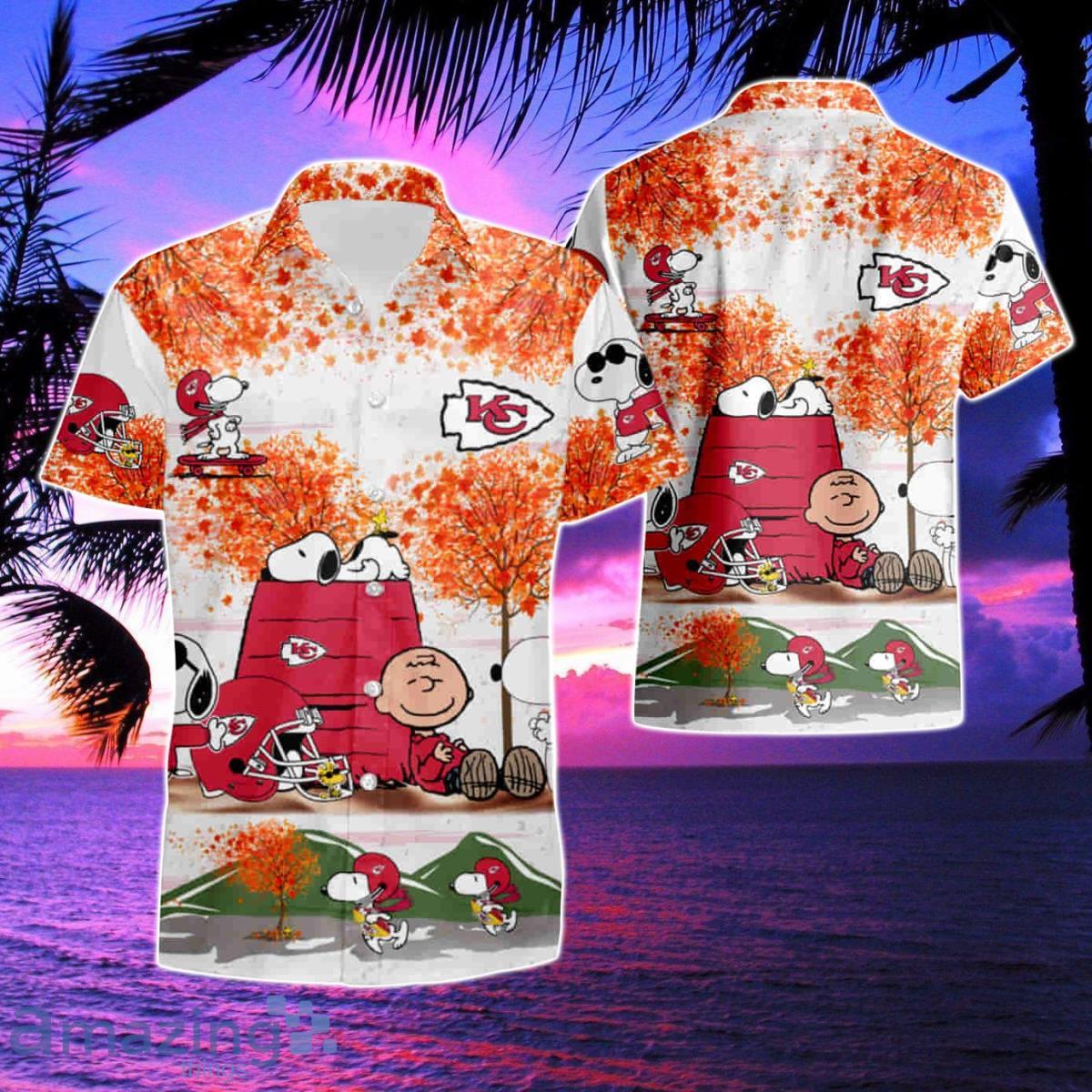 Chiefs Hawaiian Shirt Charlie Snoopy Woodstock Fall Tree Kansas City Gift -  Personalized Gifts: Family, Sports, Occasions, Trending