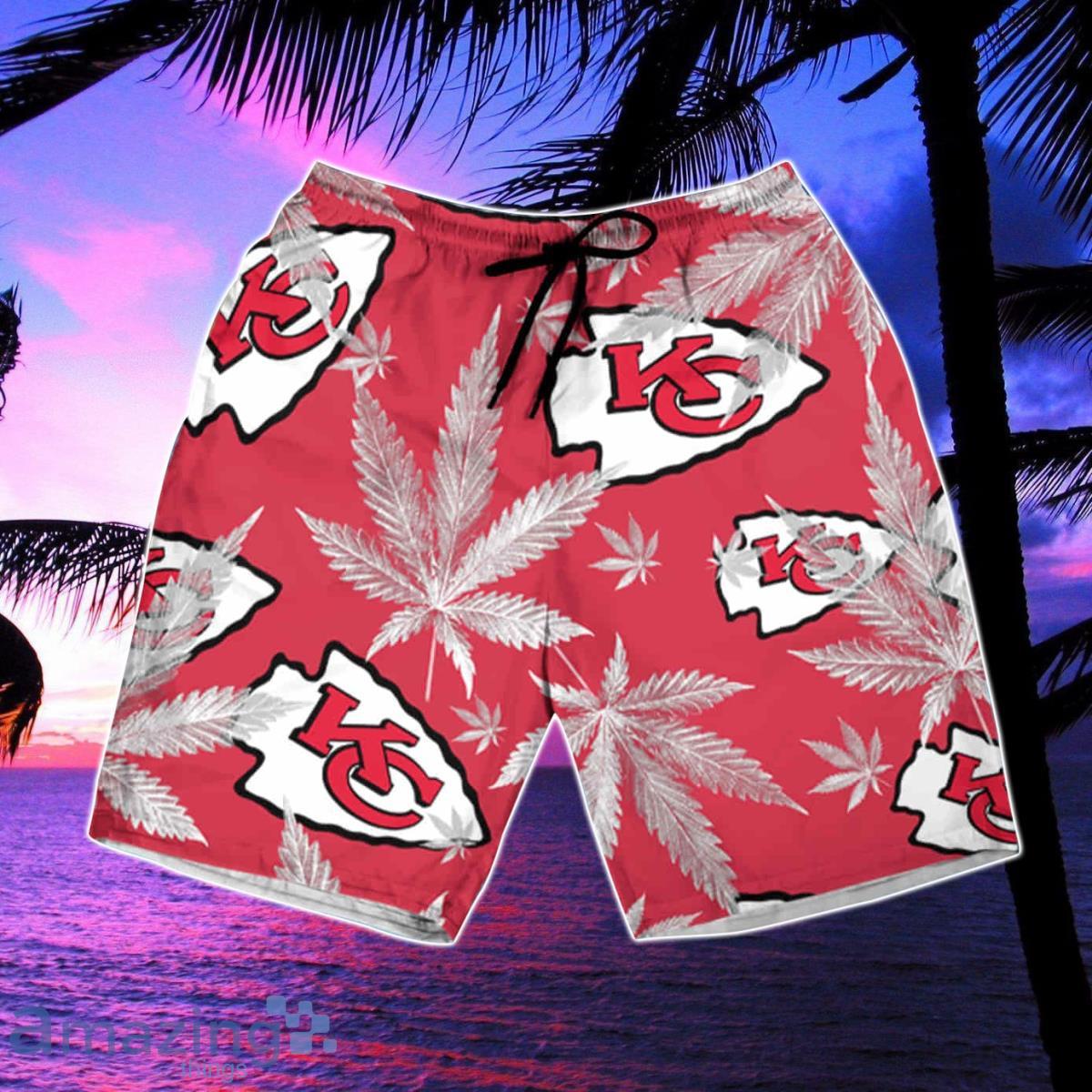 Kansas City Chiefs Weed Red Hawaii Summer Hawaiian Shirt And Short