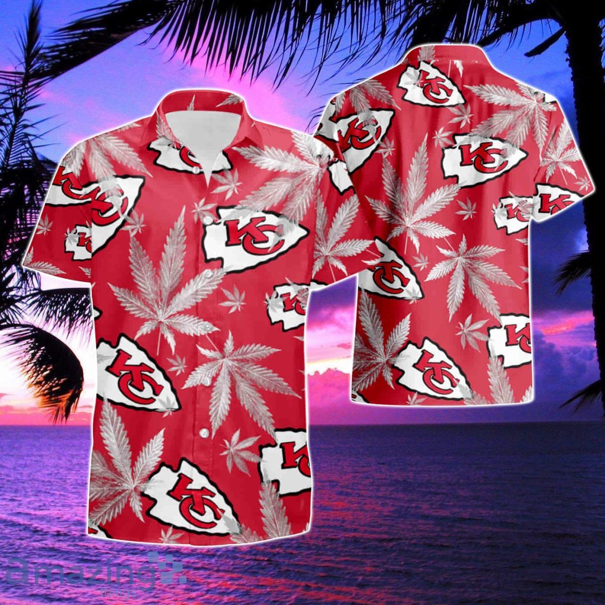 Kansas City Chiefs Weed Red Hawaii Summer Hawaiian Shirt And Short