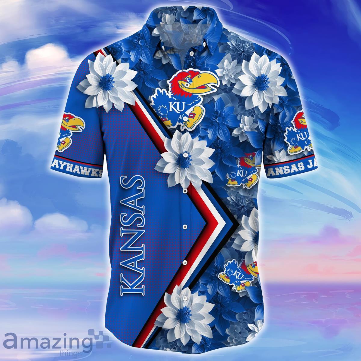 Kansas Jayhawks Trending Hawaiian Shirt Gift For Fans Product Photo 2