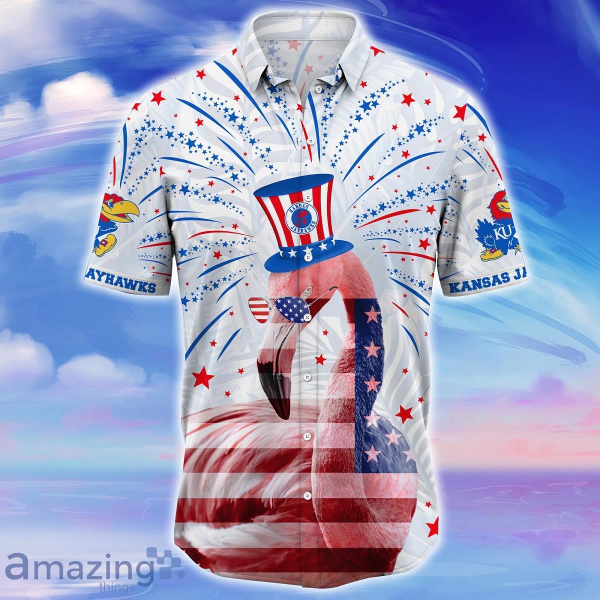 Kansas Jayhawks Trending Hawaiian Shirt Gift For Men Women Product Photo 2