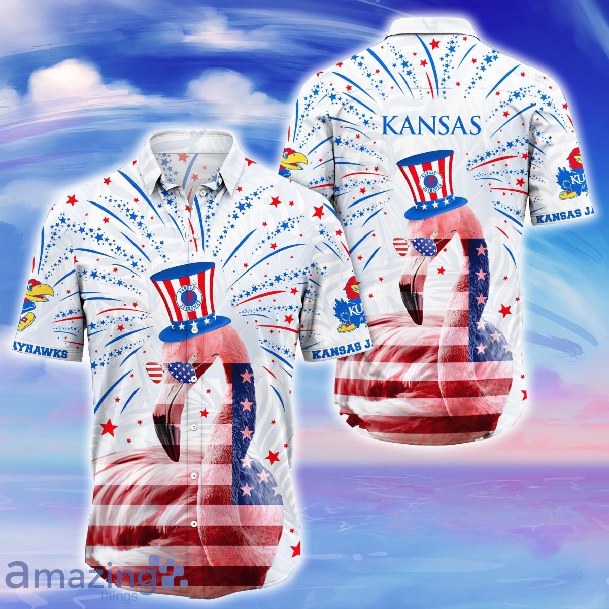 Kansas Jayhawks Trending Hawaiian Shirt Gift For Men Women Product Photo 1