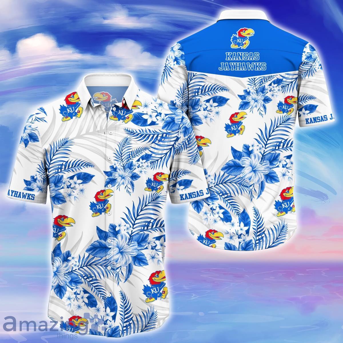 Kansas Jayhawks Trending Hawaiian Shirt Gift For Real Fans Product Photo 1