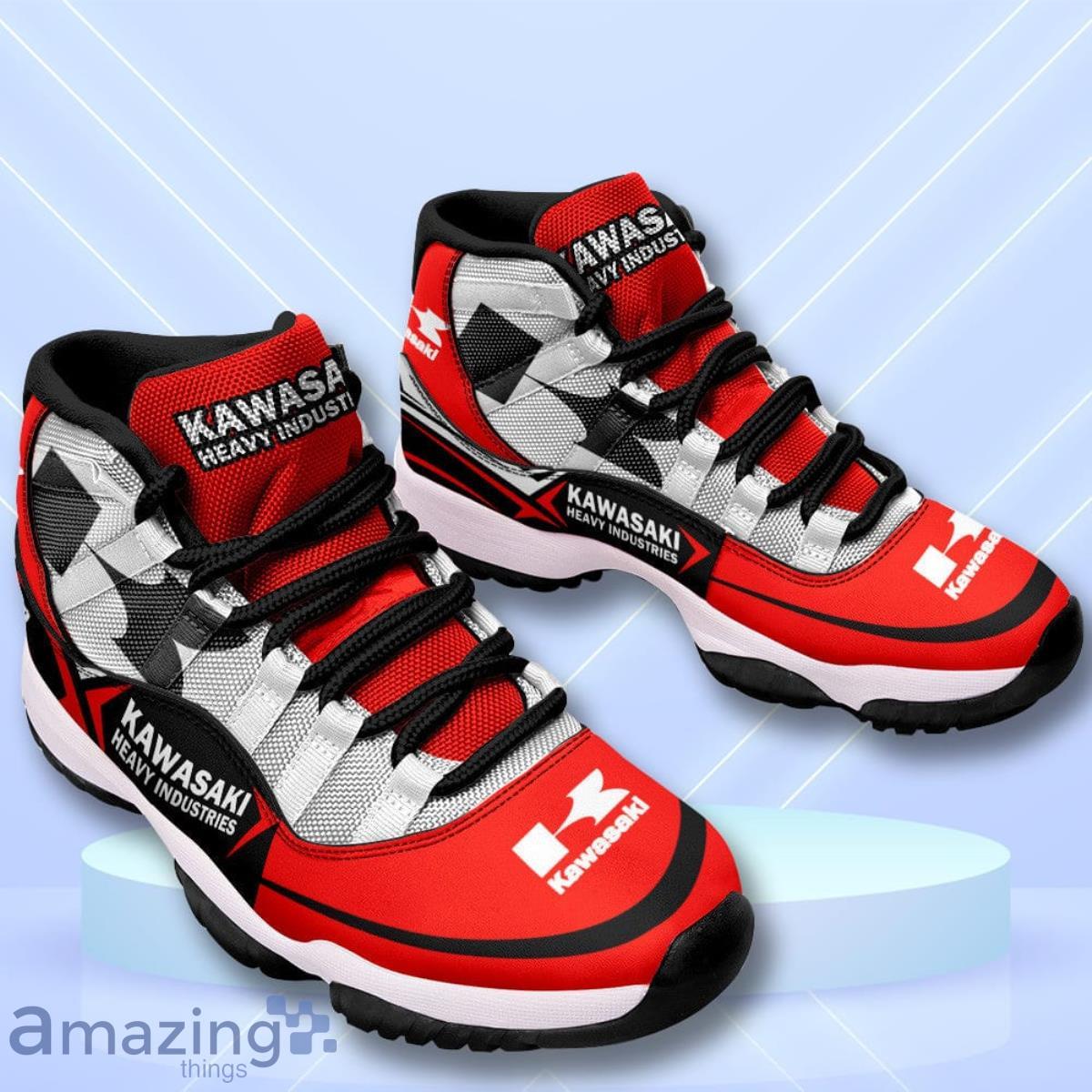 Kawasaki Heavy Industries Custom Name Air Jordan 11 Sneakers