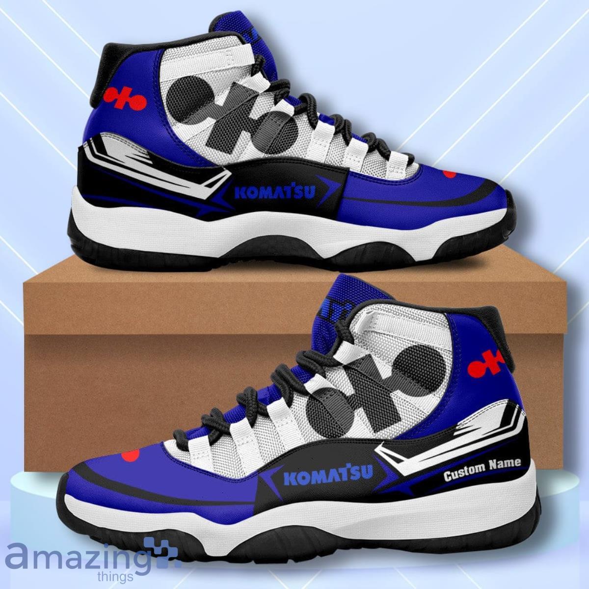 Komat'su Custom Name Air Jordan 11  Sneakers Vintage Shoes Product Photo 1