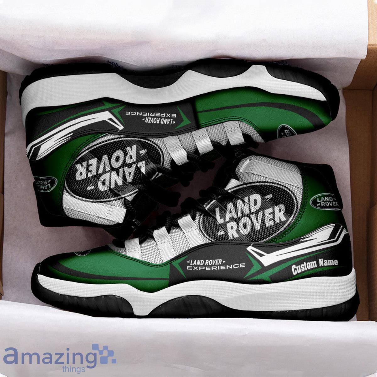 Land Rover Experience Custom Name Air Jordan 11 Sneakers Vintage Shoes image Land Rover Experience Custom Name Air Jordan 11 Sneakers Vintage Shoes Product Photo 3