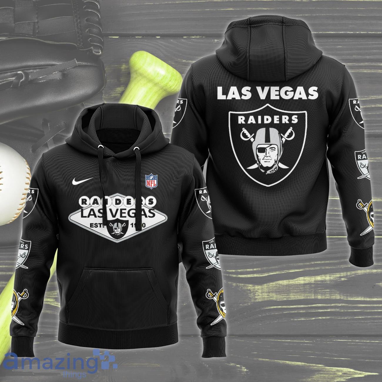Las Vegas Raiders 3D Hoodie 2023