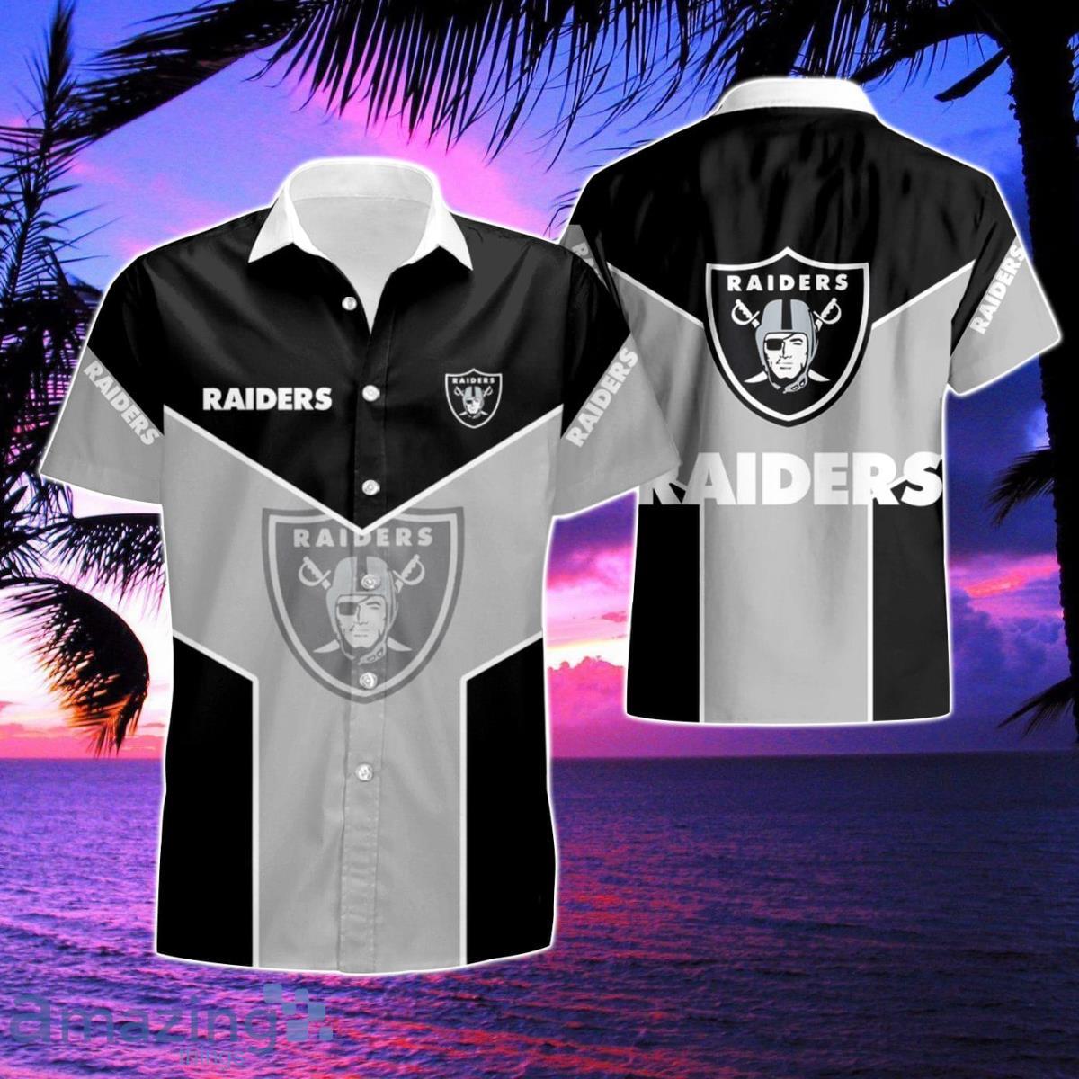 Las Vegas Raiders Paradise 3D Hawaiian Shirt Best For Fans Beach