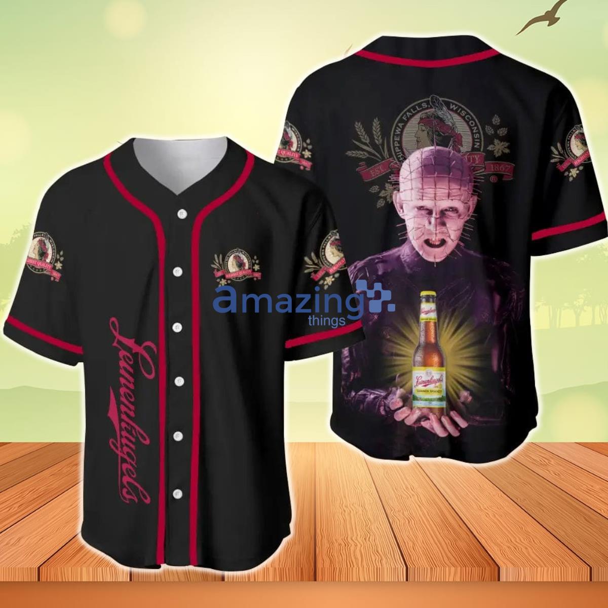 Leinenkugel’s Hellraiser Horror Baseball Jersey Product Photo 1