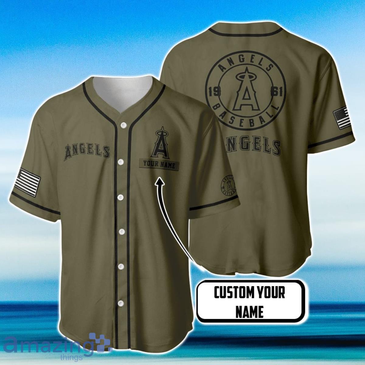 Los Angeles Angels MLB Baseball Jersey Custom Name