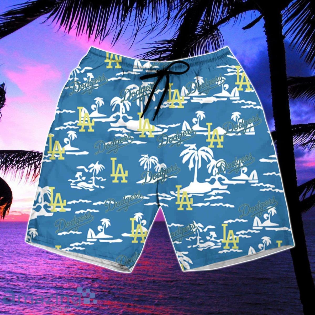 Los Angeles Dodgers Vintage Hawaiian Shirt & Short