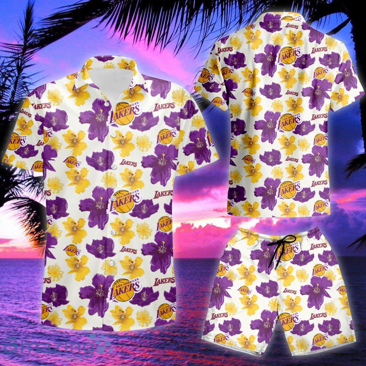 Los Angeles Laker Cheap Hawaiian Shirt For Men Women - T-shirts