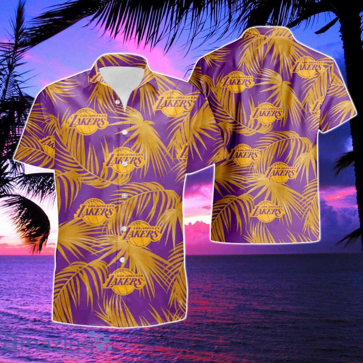 Los Angeles Lakers Nba Hawaiian Shirt & Short