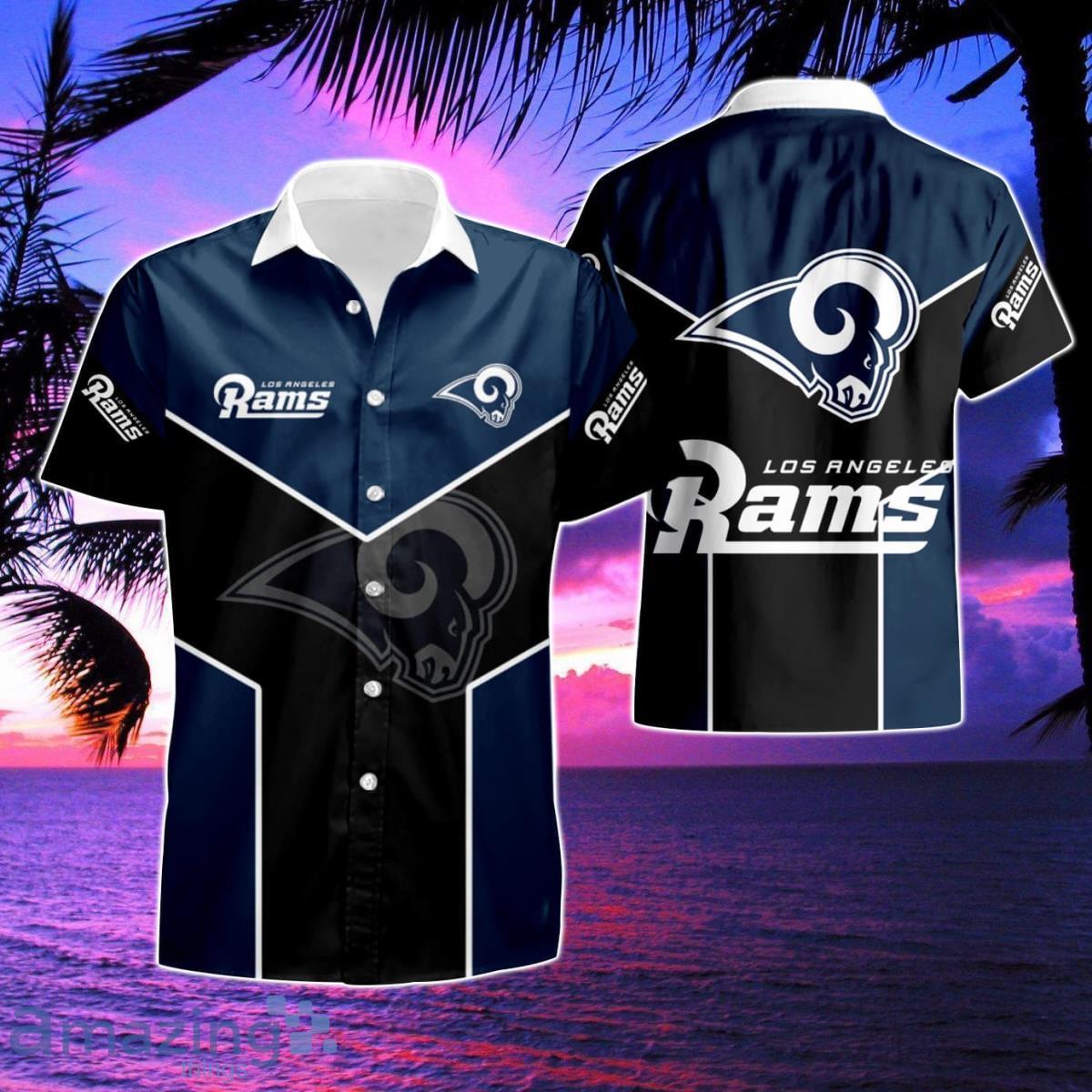 Los Angeles Rams Hawaiian Shirt & Short For Fans Product Photo 1