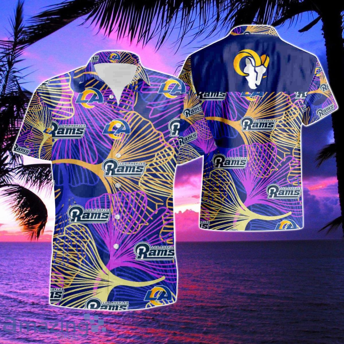 Los Angeles Rams Hawaiian Shirt NFL Football 3D Print Personalized