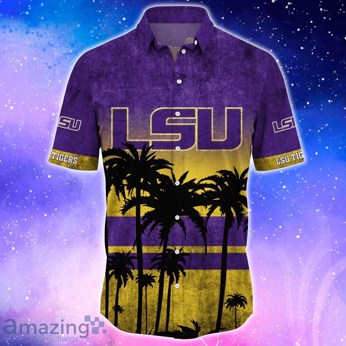 LSU TIGERS Trending Hawaiian Shirt And Shorts For Fans image LSU TIGERS Trending Hawaiian Shirt And Shorts For Fans Product Photo 2