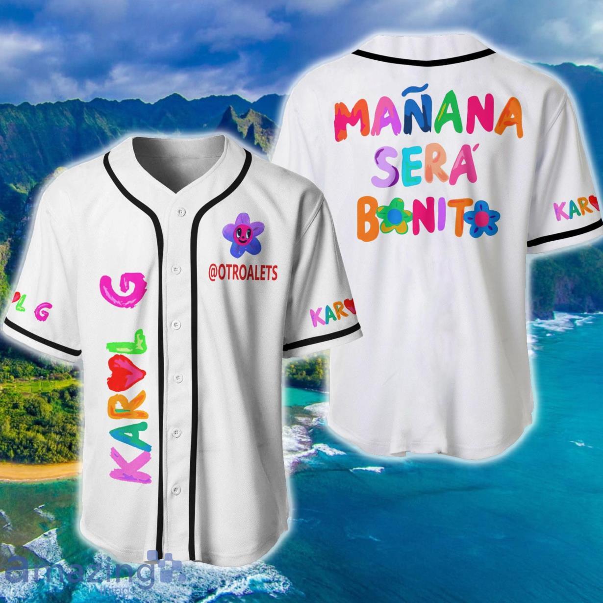 Maana Sera Bonito Baseball Jersey Custom Name Product Photo 1