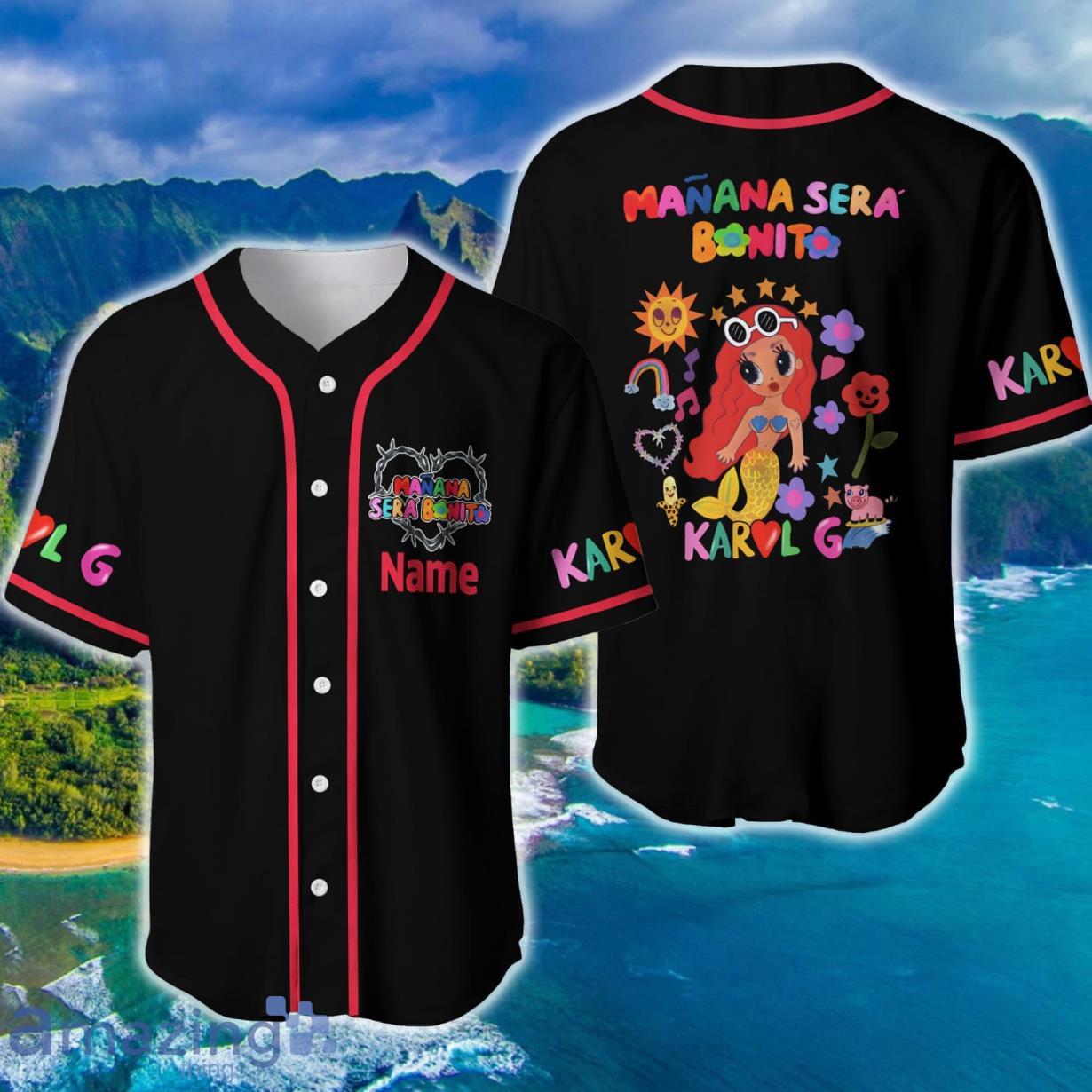 Maana Sera Bonito Custom Name Baseball Jersey Product Photo 1