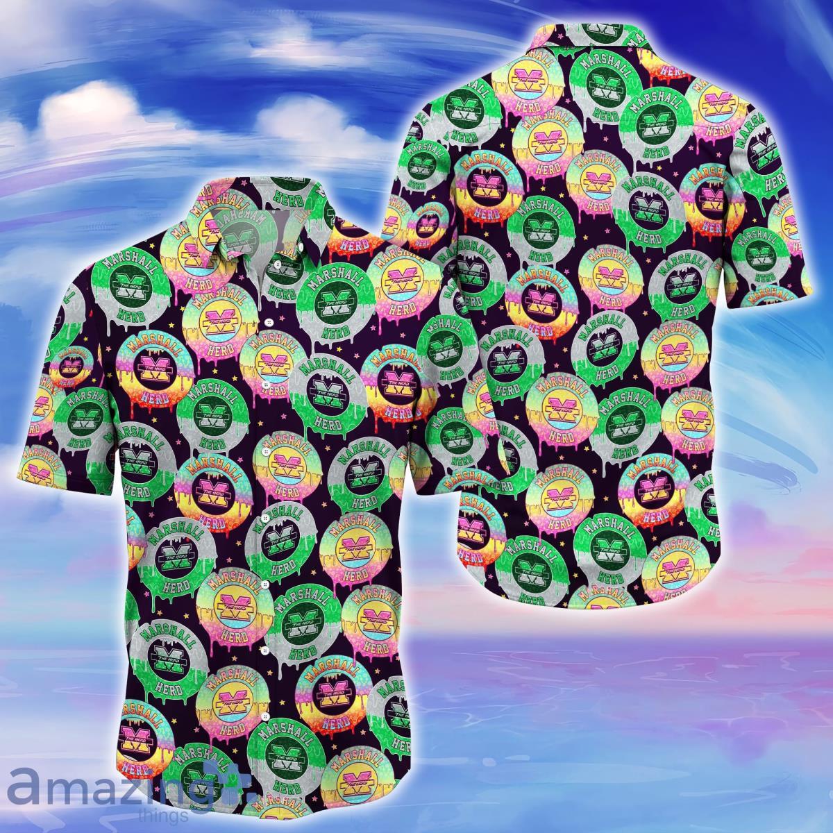 Marshall Thundering Herd Trending Hawaiian Shirt For Fans Product Photo 1