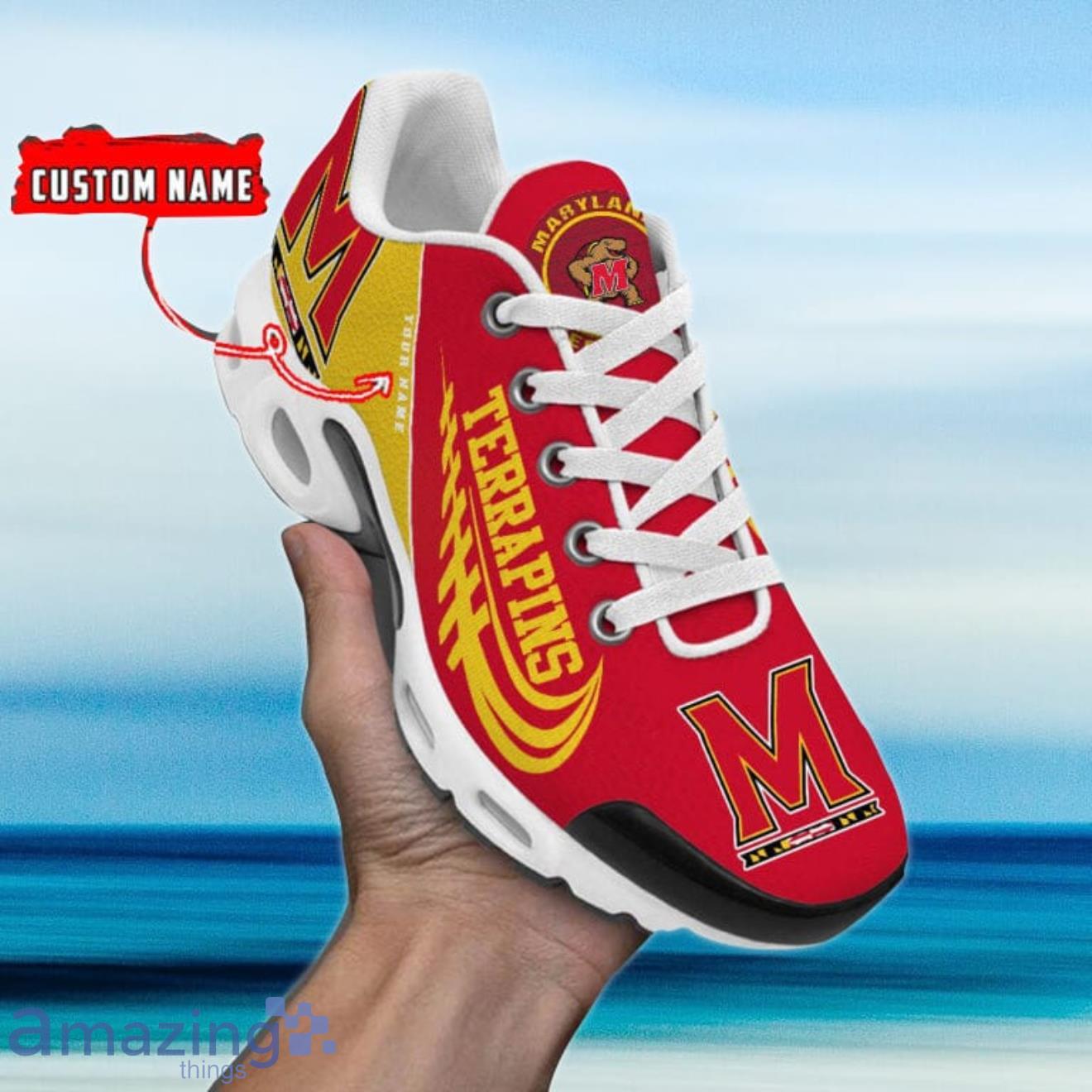 Maryland Terrapins Custom Name Air Cushion Sports Shoes Product Photo 1