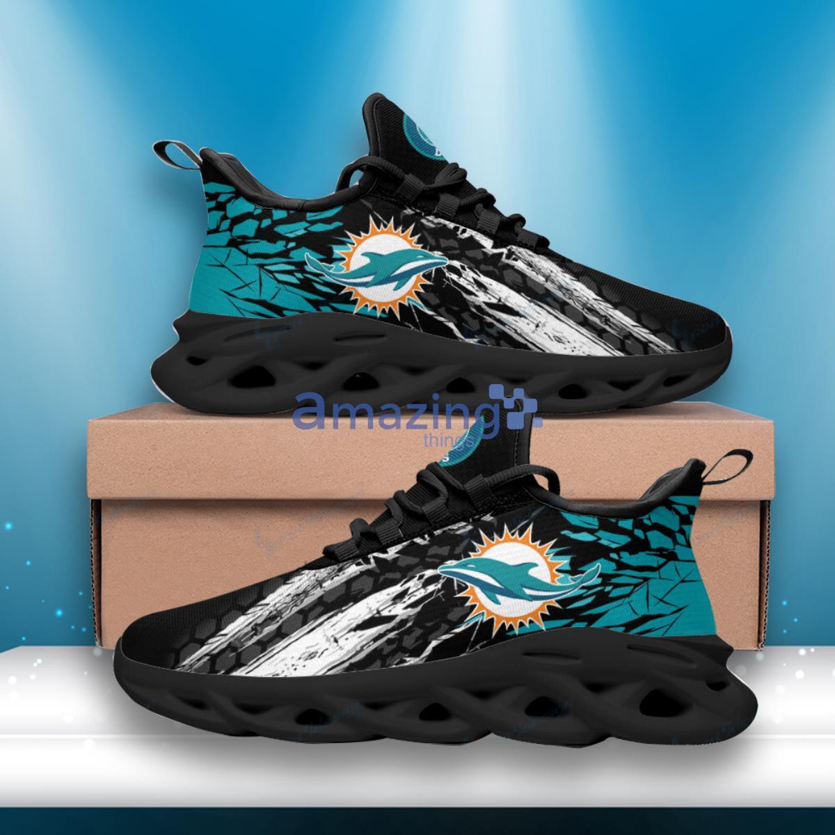 Miami Dolphins Football Team Max Soul Shoes Style Sneakers For Men Women