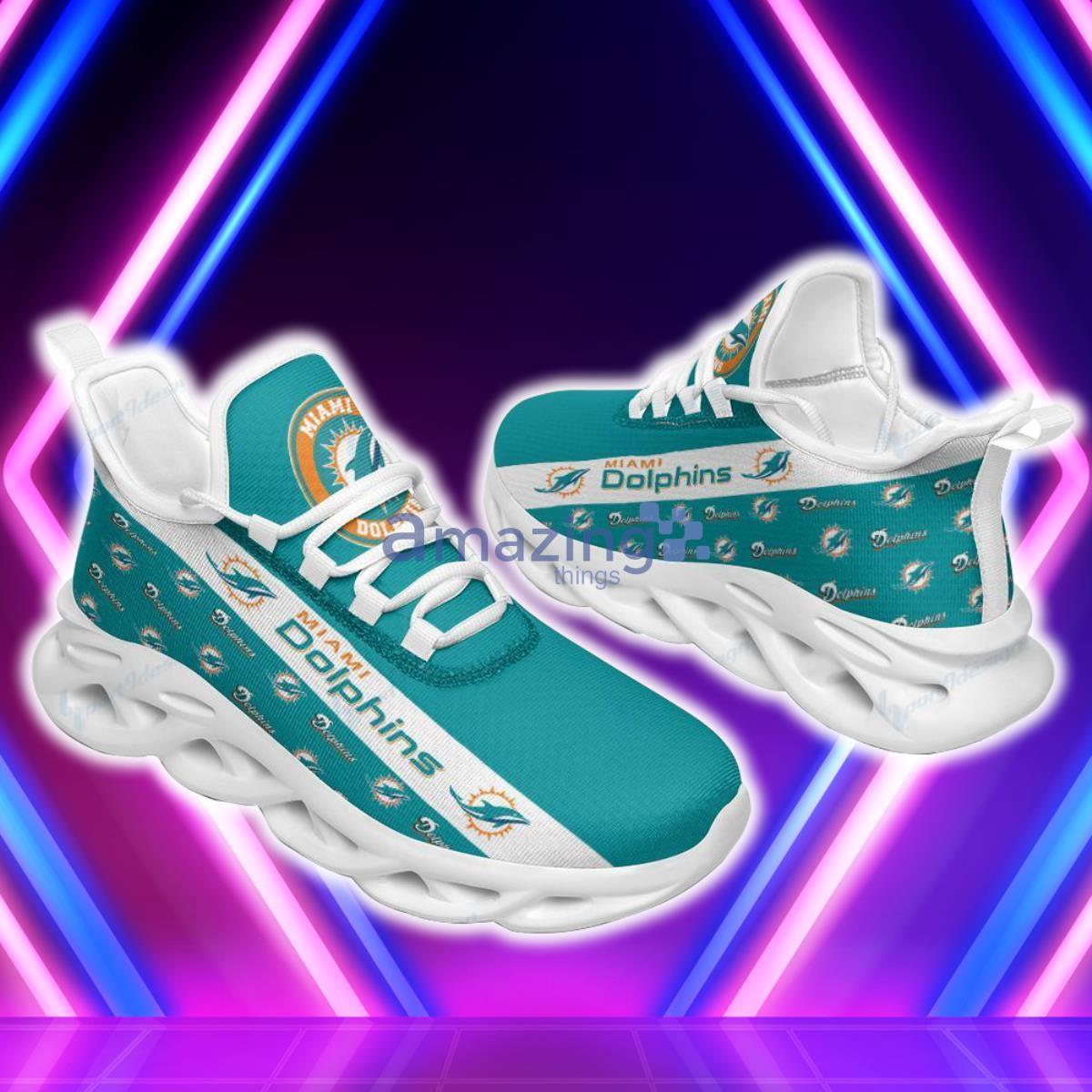 Miami Dolphins Football Team Max Soul Shoes Hot Sneakers For Men Women
