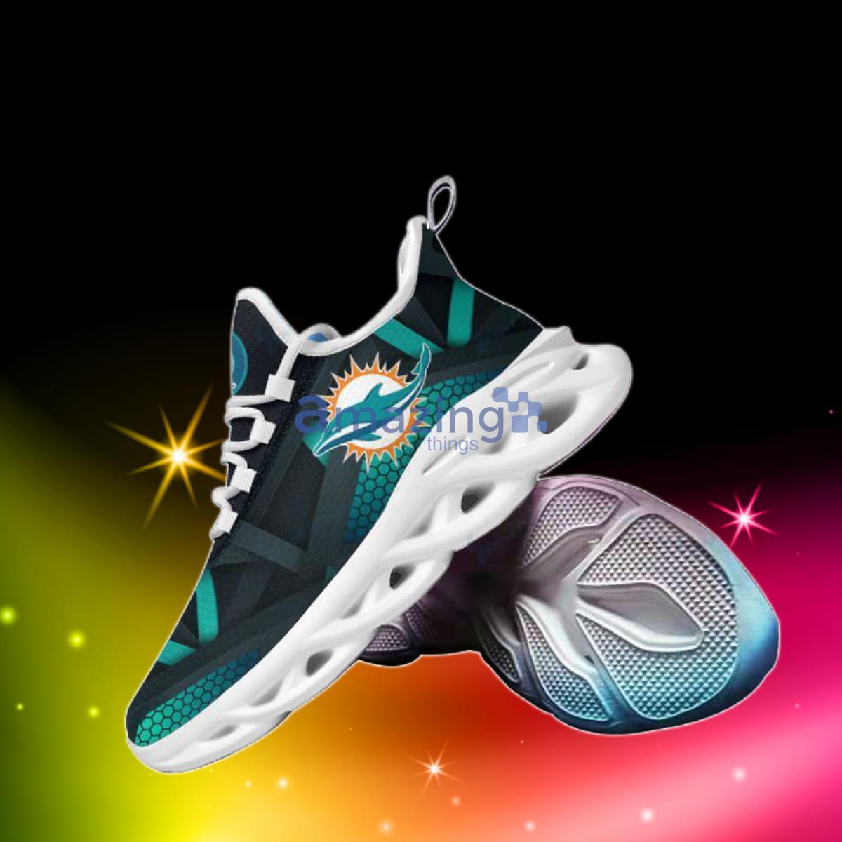Miami Dolphins Football Team Max Soul Shoes Hot Sneakers Great Gift For Fans image Miami Dolphins Football Team Max Soul Shoes Hot Sneakers Great Gift For Fans Product Photo 2