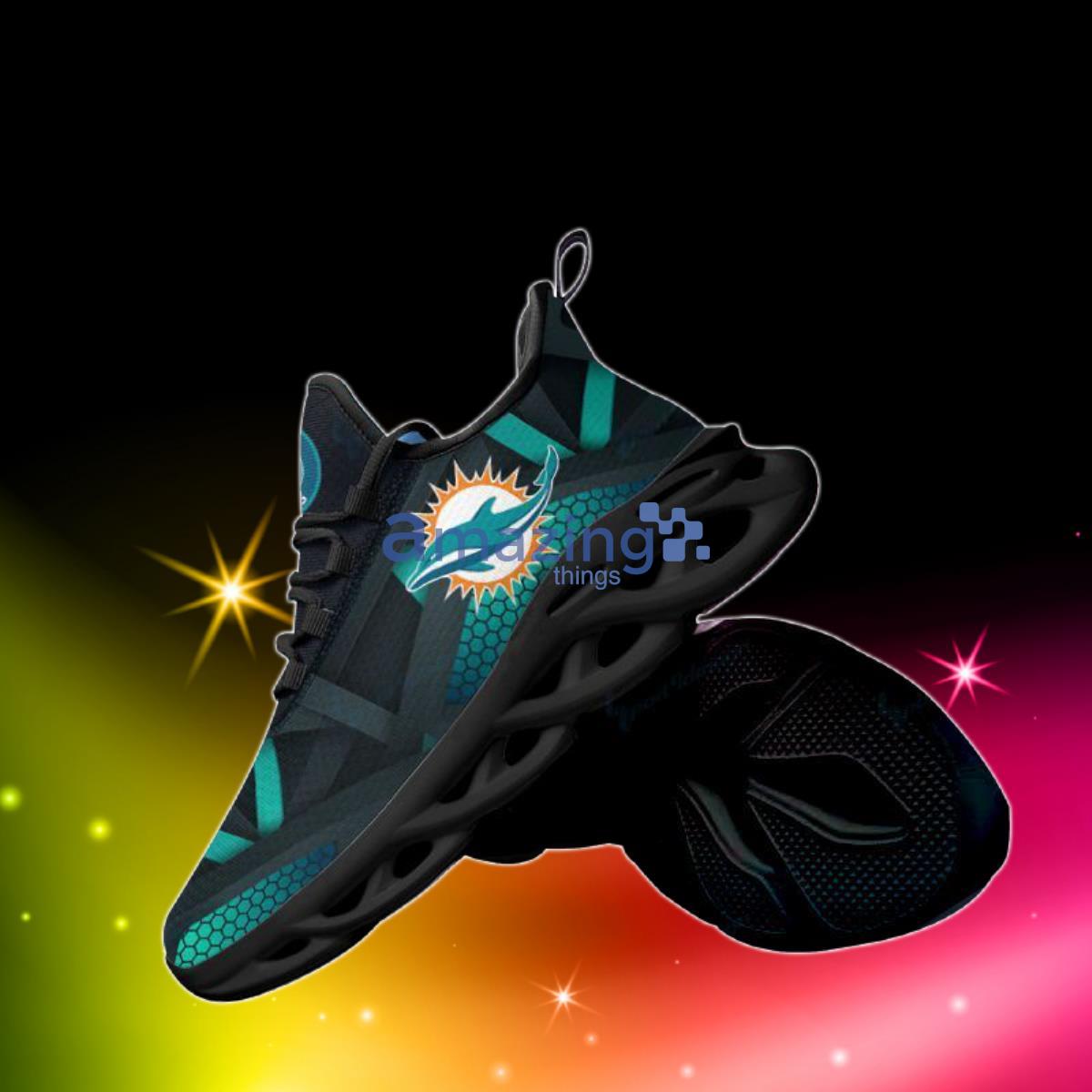 Miami Dolphins Football Team Max Soul Shoes Hot Sneakers Great Gift For Fans image Miami Dolphins Football Team Max Soul Shoes Hot Sneakers Great Gift For Fans Product Photo 3