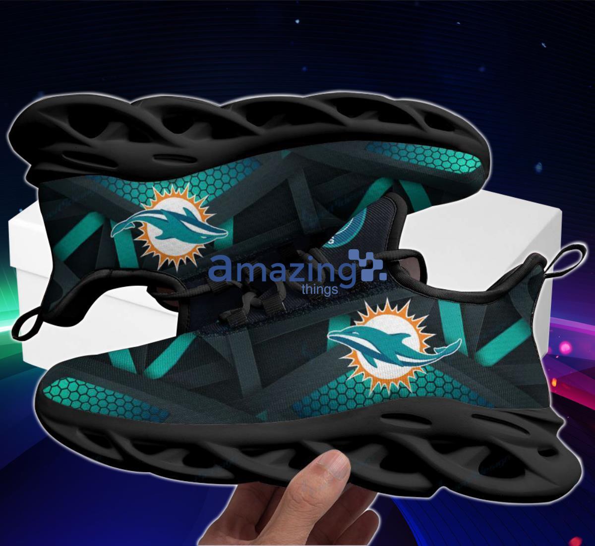 Miami Dolphins Football Team Max Soul Shoes Hot Sneakers Great Gift For Fans image Miami Dolphins Football Team Max Soul Shoes Hot Sneakers Great Gift For Fans Product Photo 4