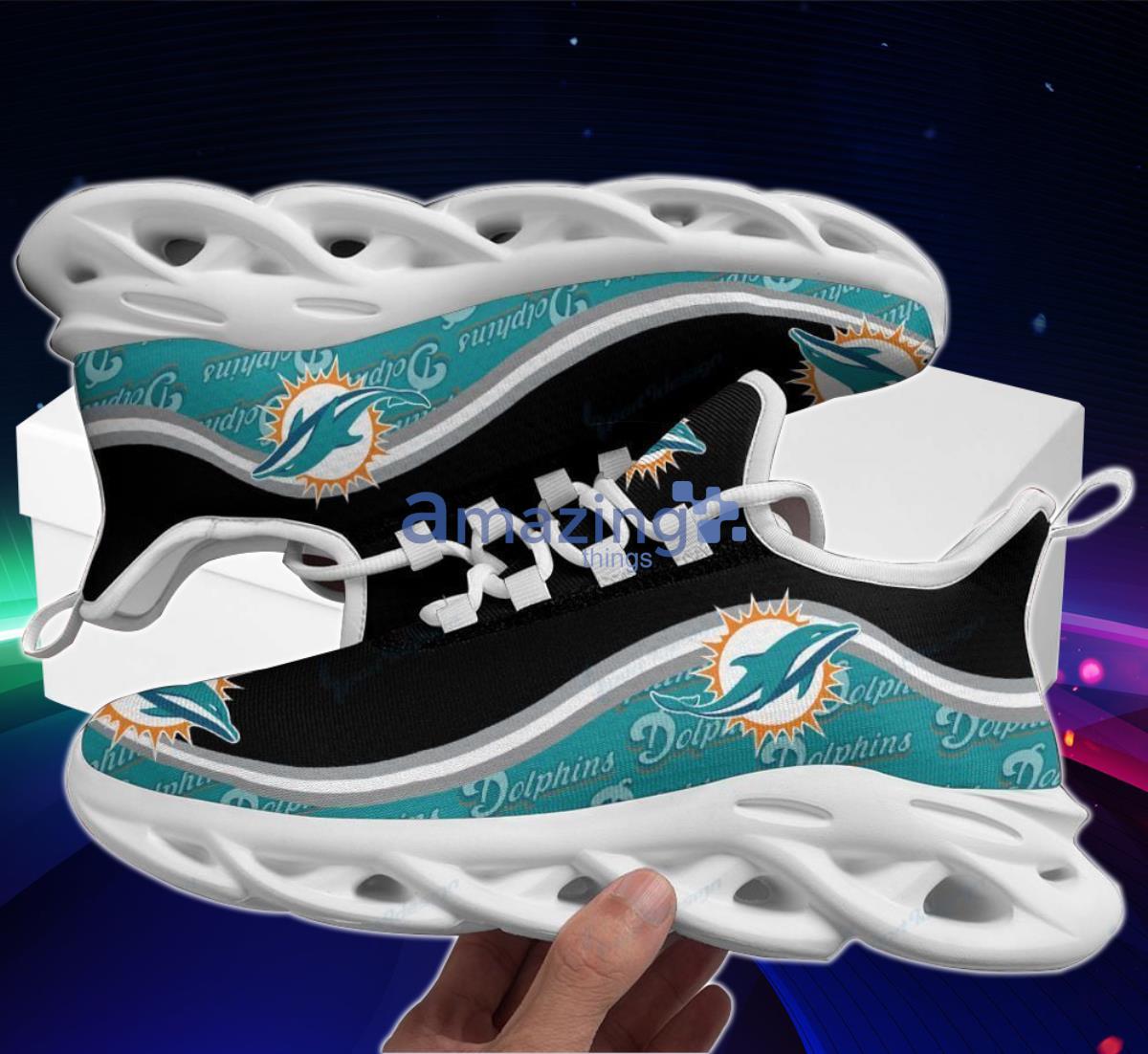 Miami Dolphins Football Team Max Soul Shoes Hot Sneakers Gift For Fans