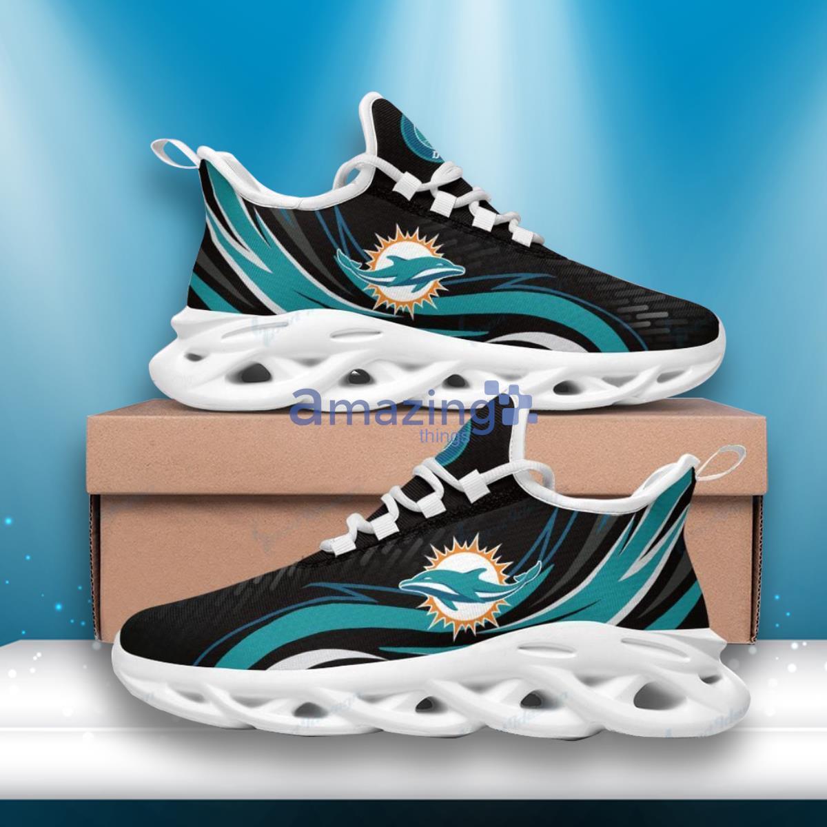 Miami Dolphins Football Team Max Soul Shoes Hot Sneakers Unique Gift For Fans Product Photo 1
