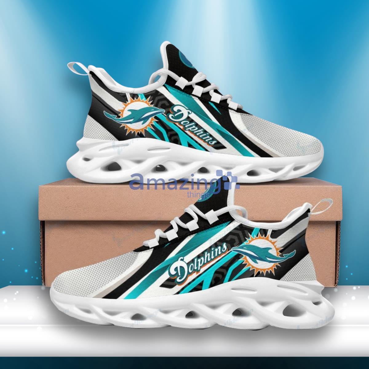 Miami Dolphins Football Team Max Soul Shoes Style Sneakers Best Gift For Fans Product Photo 1