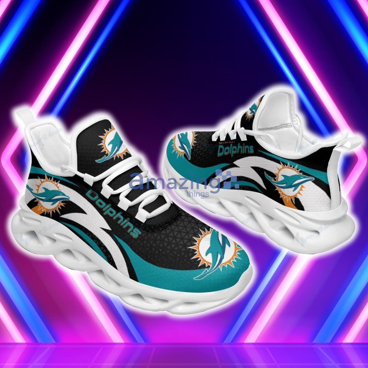 Miami Dolphins Football Team Max Soul Shoes Style Sneakers Gift For Men  Women