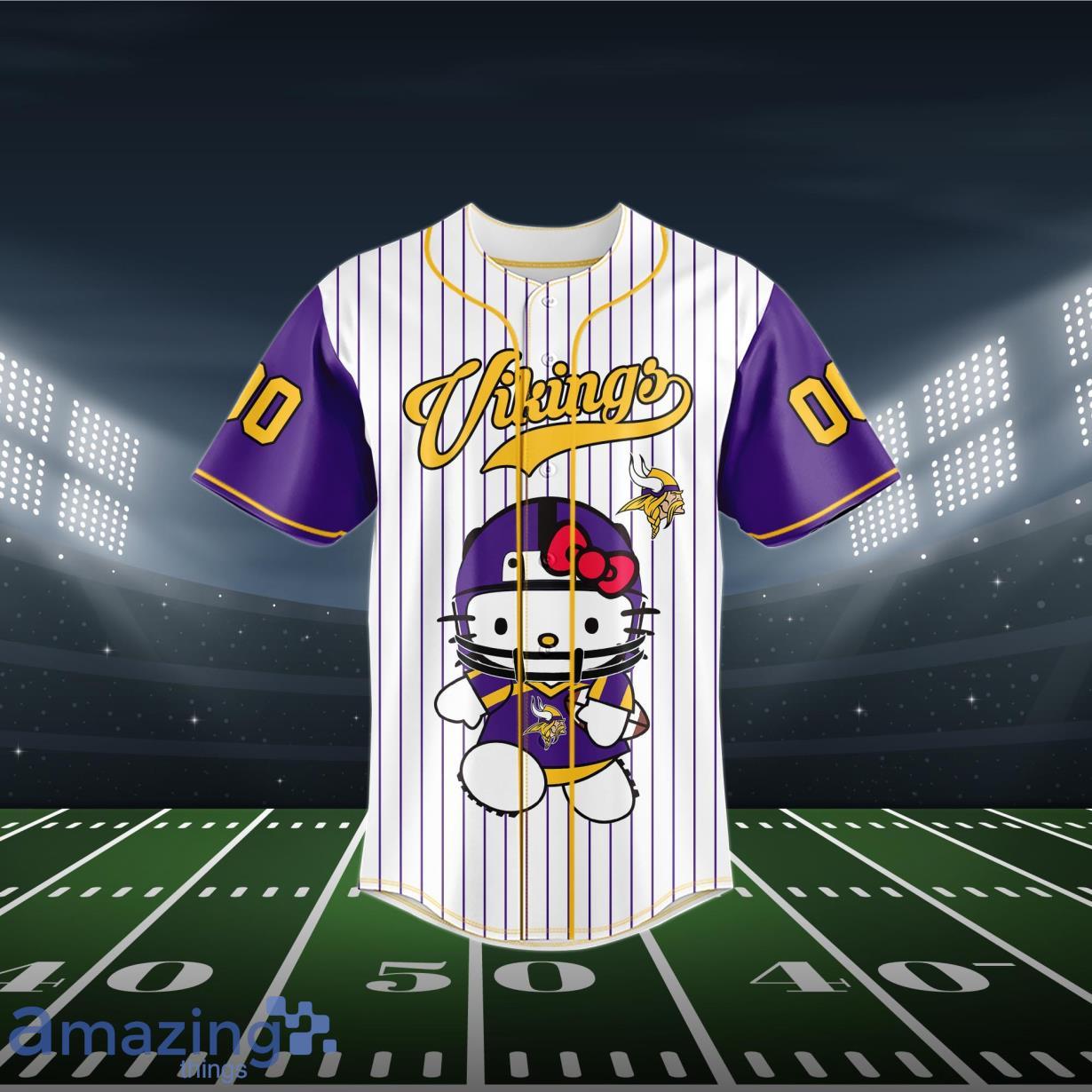 Custom name the minnesota vikings nfl football jersey