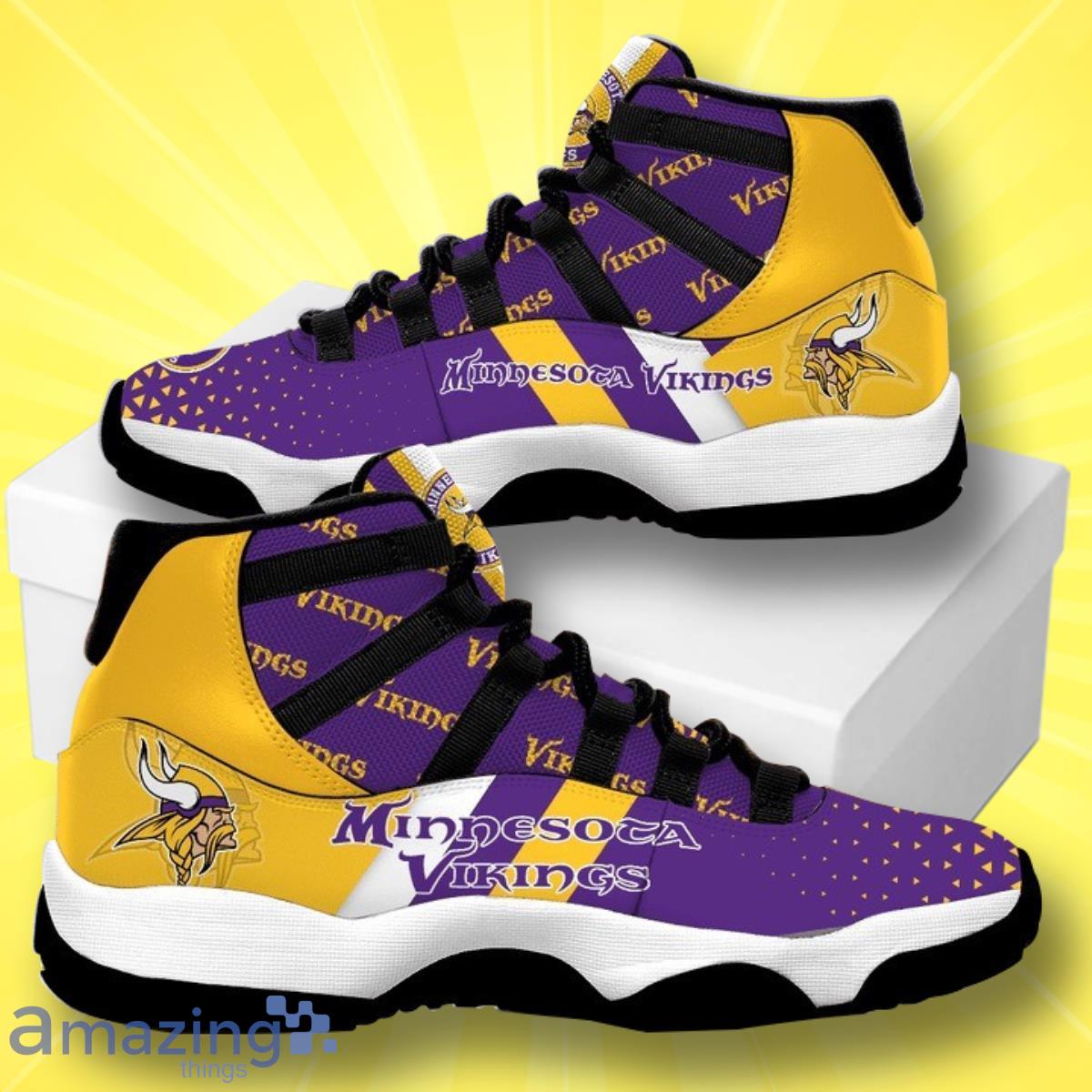 Minnesota Vikings American Football Jordan 11 Shoes V2 - Praise To